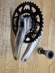 Silver Shimano Deore Xt FC-M760 Triple 42/32/22 175MM Crankset W Bottom Bracket. Fixed Price $65.00.