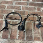 Sram Level Tlm Hydraulic Disc Brakeset, Front And Rear, Black, Used, With Clamp. Fixed Price $125.00.
