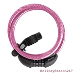 Master Cable Lock Pink Set-your-own Combination Bicycle Bike Carrier Bracket. Fixed Price $18.97.
