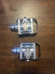 Forte Campus Clipless Pedals Silver/black. Fixed Price $20.00.