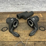 Vintage Sram 7.0 Esp 3X8 Twist Shifter Set Mtb Black Cables. Fixed Price $44.49.