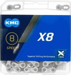 Kmc (X8.99) Silver 5/6/7/8-SPEED Bike Chain Nickel Plated Fits Shimano Sram. Fixed Price $25.30.