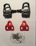 Road Bike Pedals Exustar E-PR73, Adjustable Tension, With Cleats, Very Good. Fixed Price $31.83.