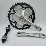Vintage Sr Sakae Fx Double Crank Set 170 Mm, 38T / 52T, + Bottom Bracket, Road. Fixed Price $79.99.