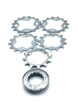 Campagnolo Super Record Bottom 5 Steel Cogs And Lock Ring 12-16. Fixed Price $25.15.