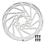 Trp R2 Disc Brake Bike Rotor, 180MM, 6-BOLT, 1.8MM Thick, Silver, R180S02M. Fixed Price $16.89.