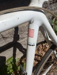 Cannondale Road Bike 700C White/blue Drop Bar Suspension Mechanical Rim Brake. Fixed Price $200.00.