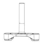 Rockshox Boxxer C1 Lower Crown With 35MM Steerer Compatibility Durable Grey. Fixed Price $179.31.